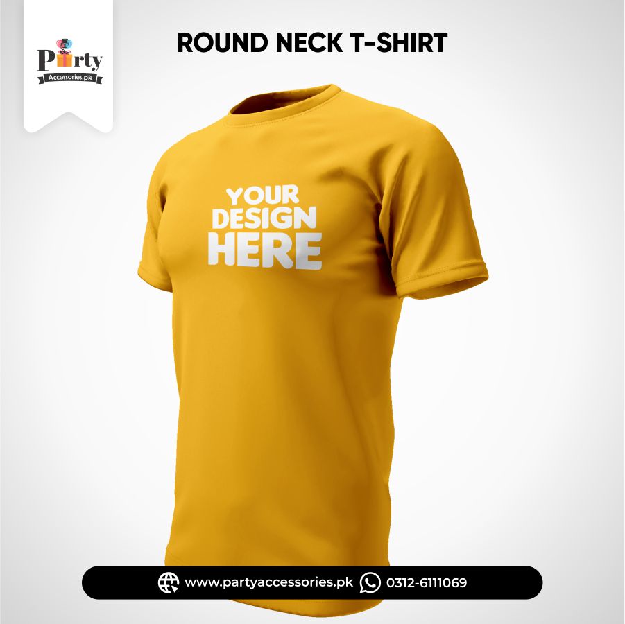 Personalized Round Neck T-Shirts: Customized Printed T-Shirts