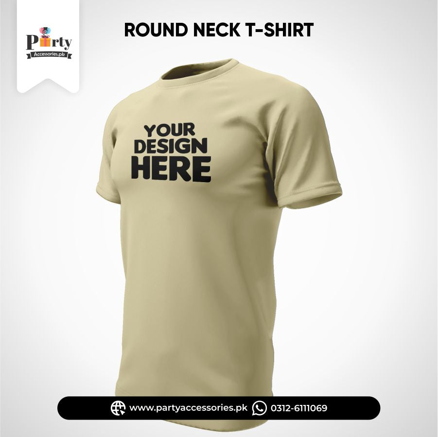 Personalized Round Neck T-Shirts: Customized Printed T-Shirts