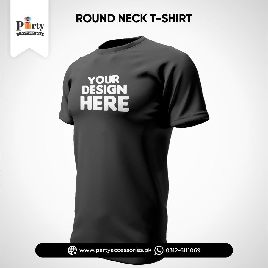 Personalized Round Neck T-Shirts: Customized Printed T-Shirts