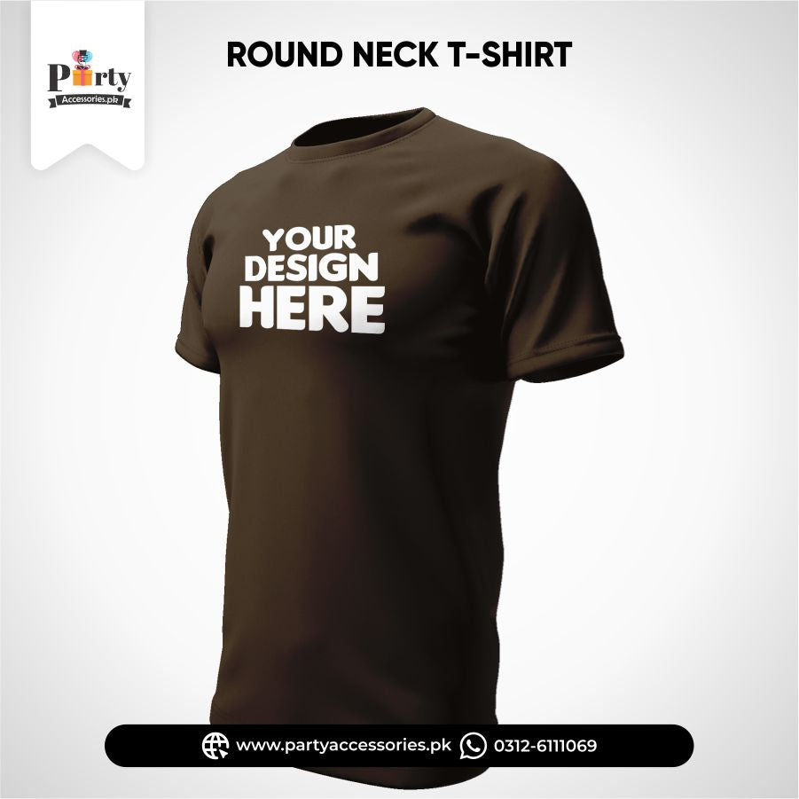 Personalized Round Neck T-Shirts: Customized Printed T-Shirts