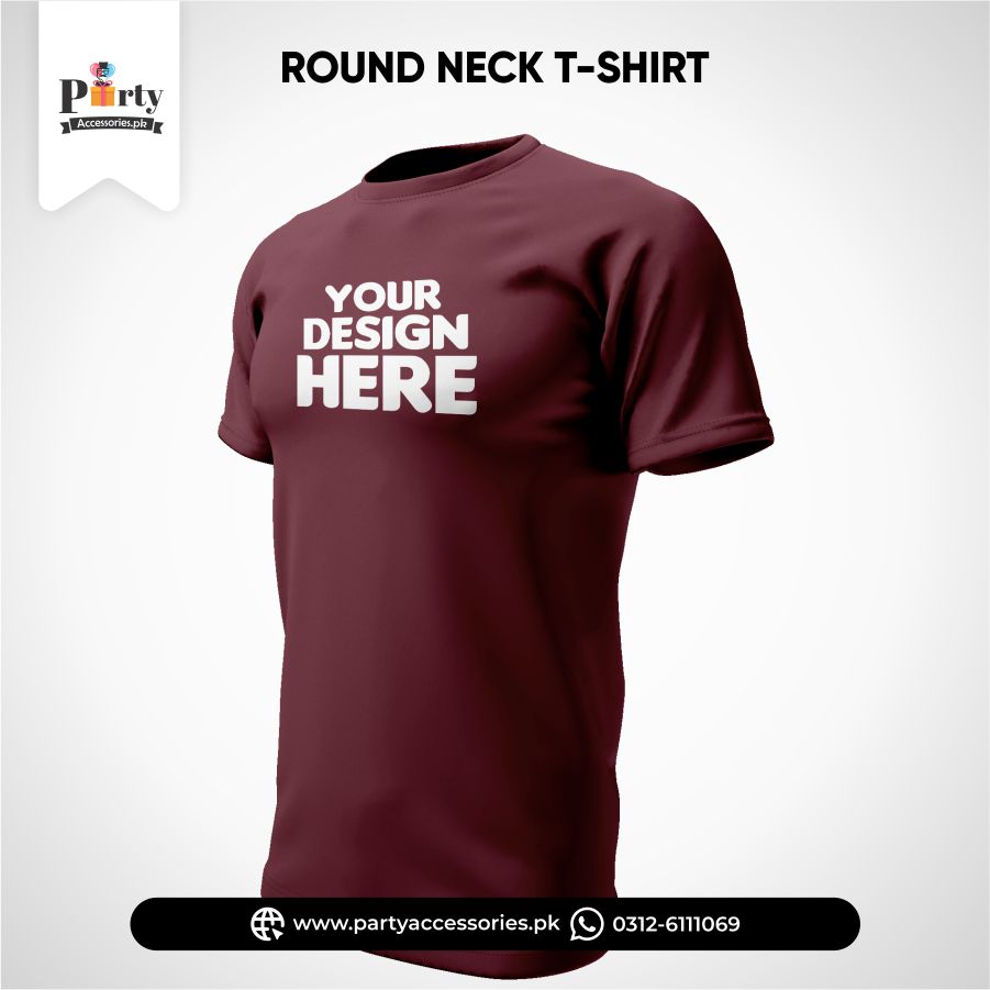 Personalized Round Neck T-Shirts: Customized Printed T-Shirts
