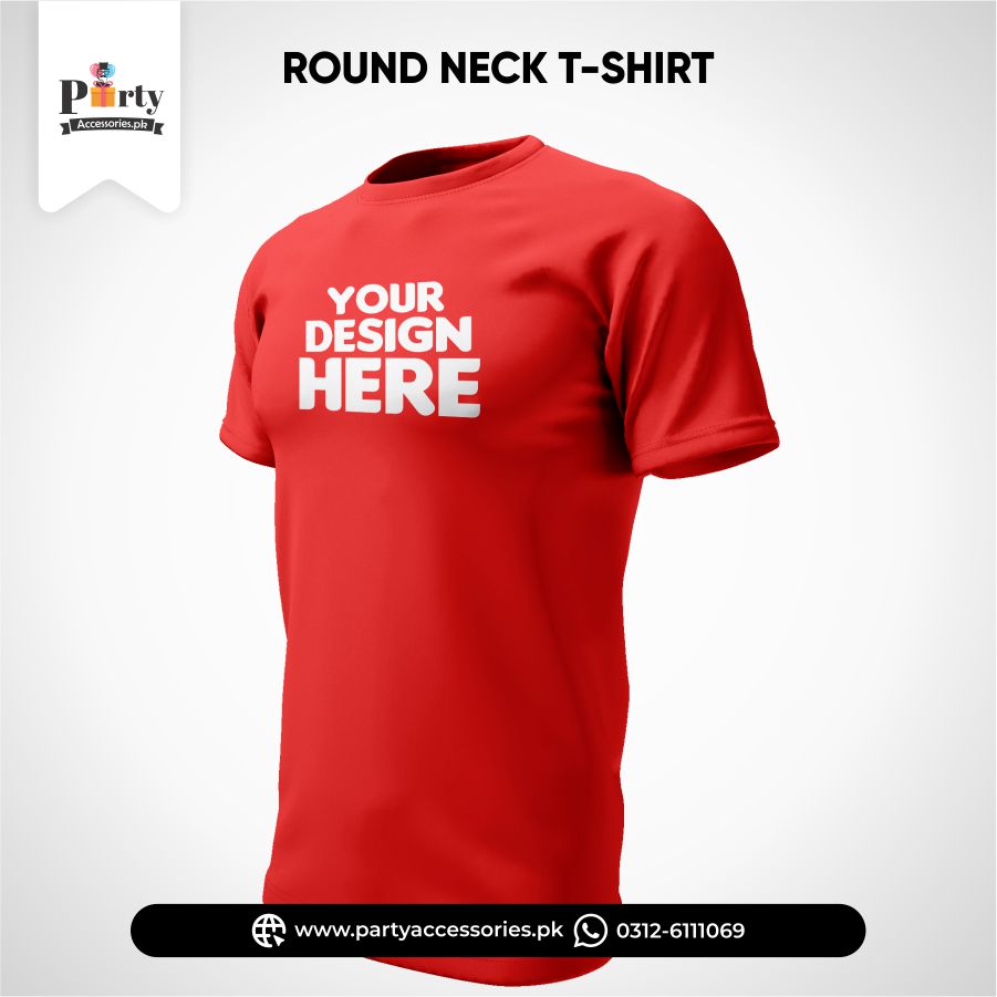 Personalized Round Neck T-Shirts: Customized Printed T-Shirts