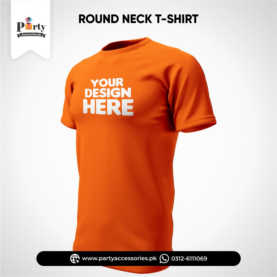 Personalized Round Neck T-Shirts: Customized Printed T-Shirts