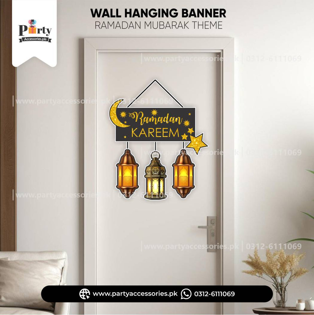 Ramadan Mubarak wall hanging banner decoration