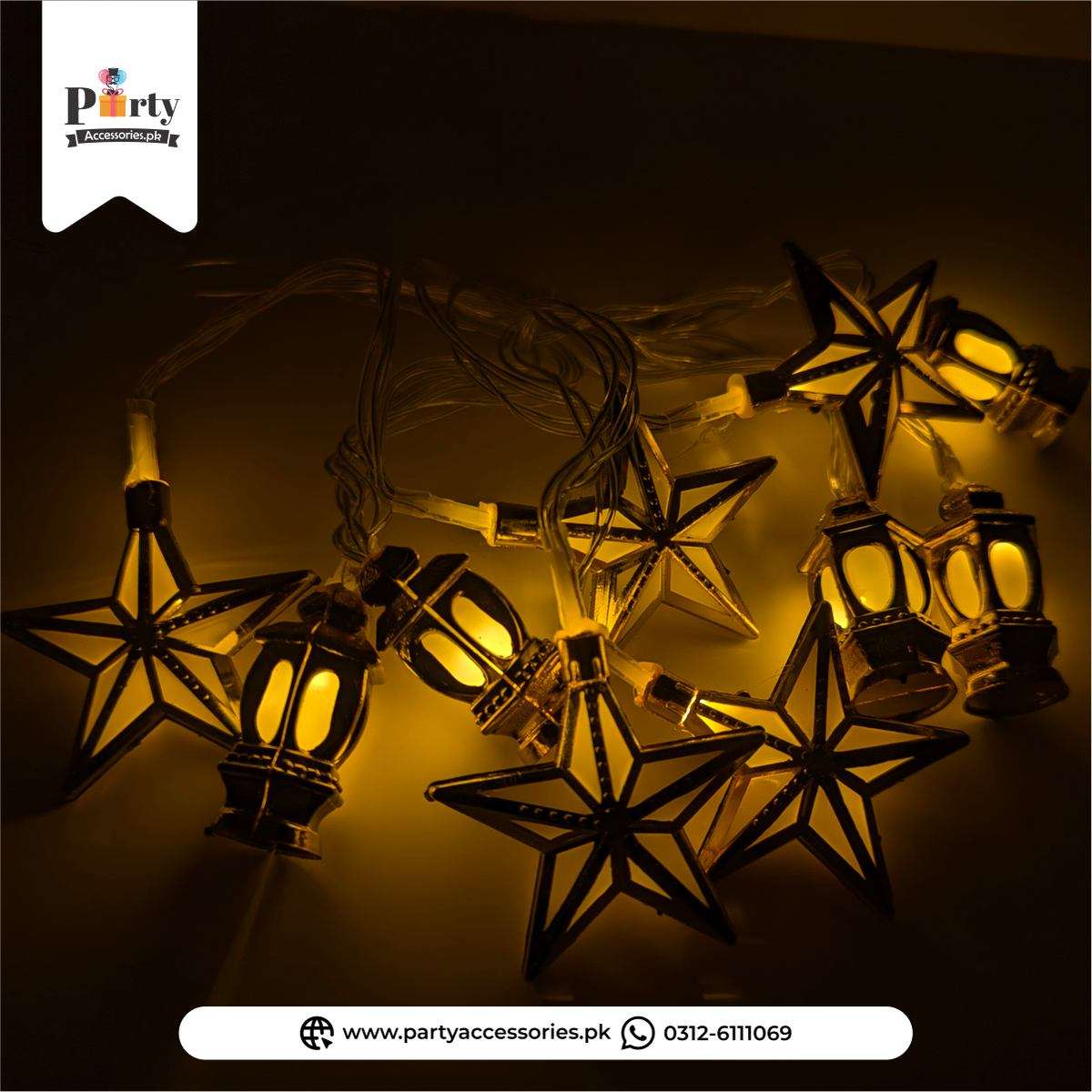 Star & Lantern LED String Battery Operated Lights