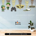 army soldier theme customized spirals 
