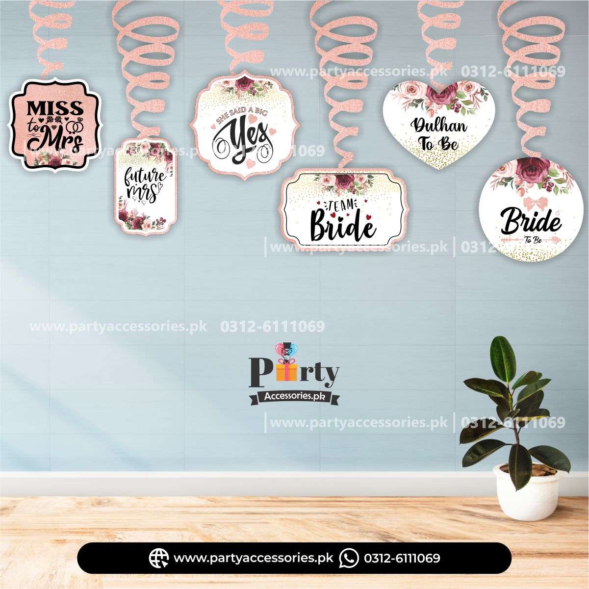 Bridal shower decoration ideas wall spiral hangings amazon ideas