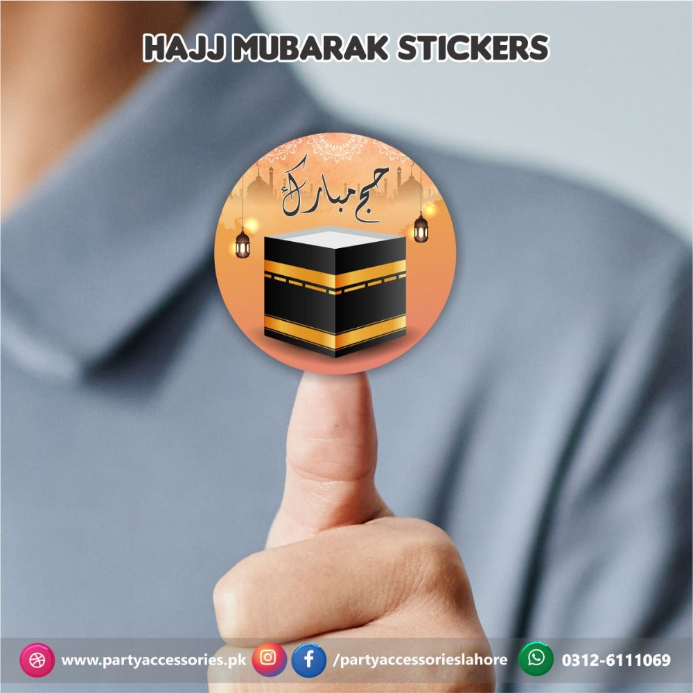 hajj mubarak decoration stickers