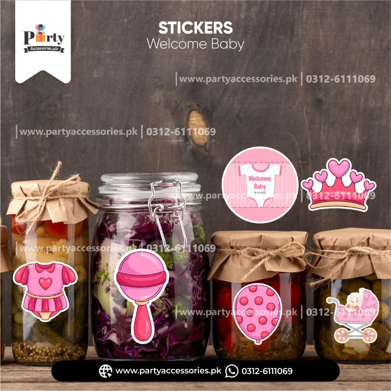 welcome baby decoration ideas stickers