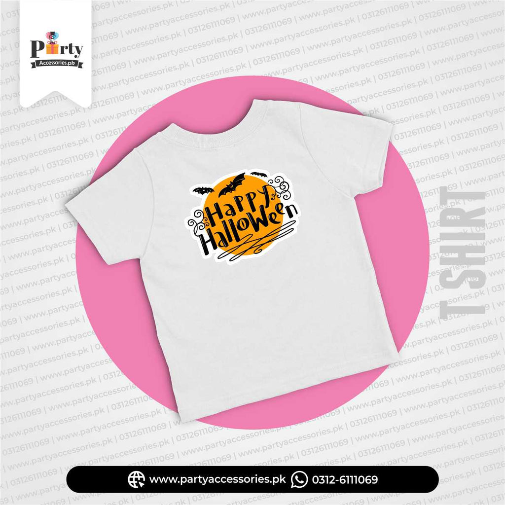 Halloween Theme party Custom Kids T-Shirt | Personalized Party Apparel
