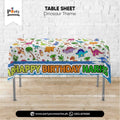 dinosaur theme customized table sheet 