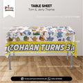 TOM AND JERRY THEME CUSTOMIZED TABLE SHEET