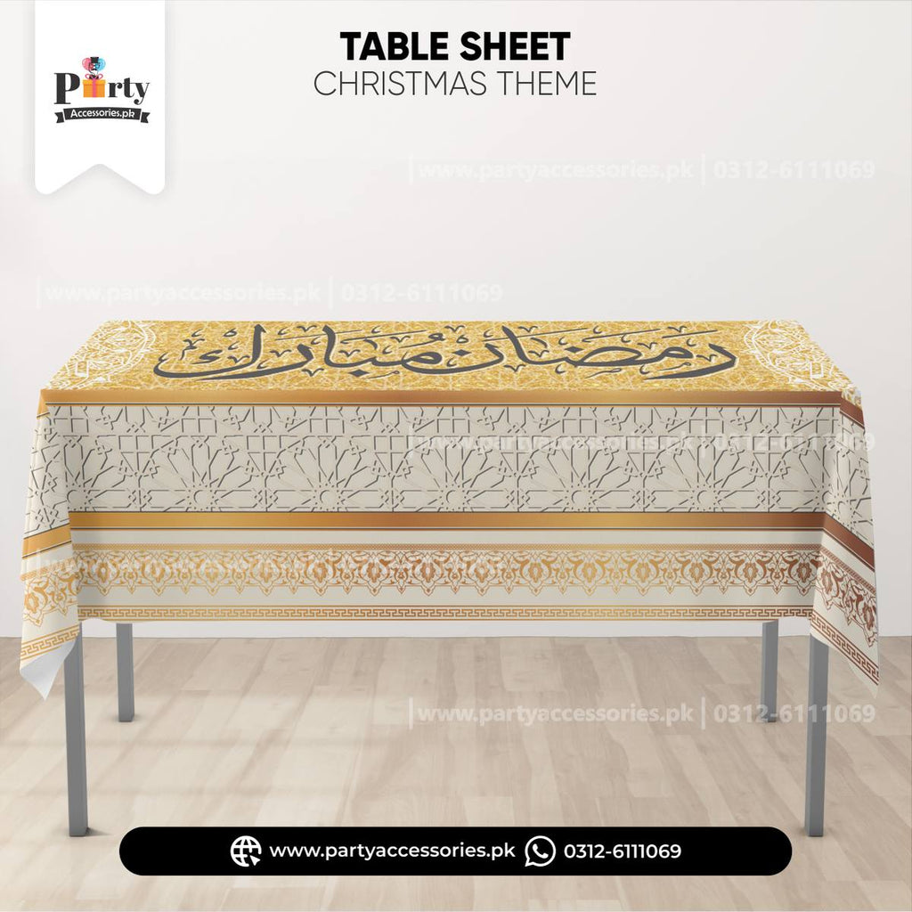 Ramazan Mubarak Table Top Sheet