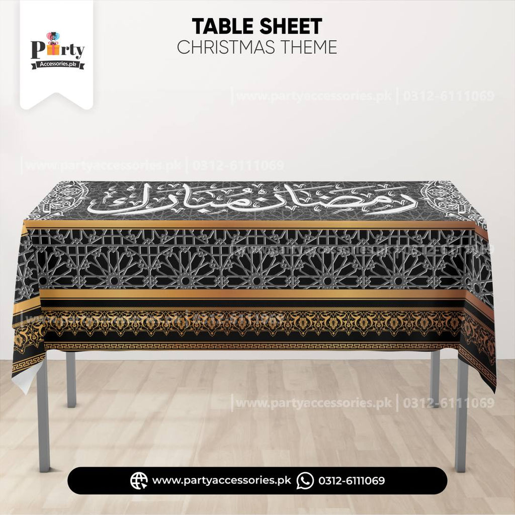 Ramadan Mubarak Table Top Sheet – Customized Festive Table Decoration