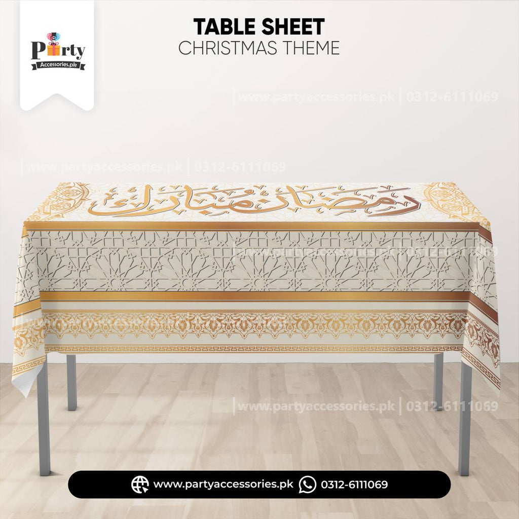 Ramadan Mubarak Table Decoration Cover