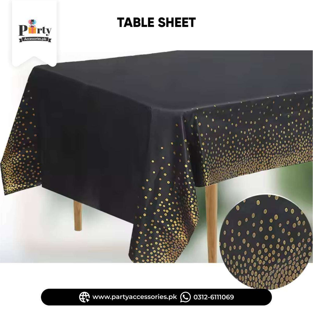 Foil Table Top Sheets – Elegant Party Table Covers