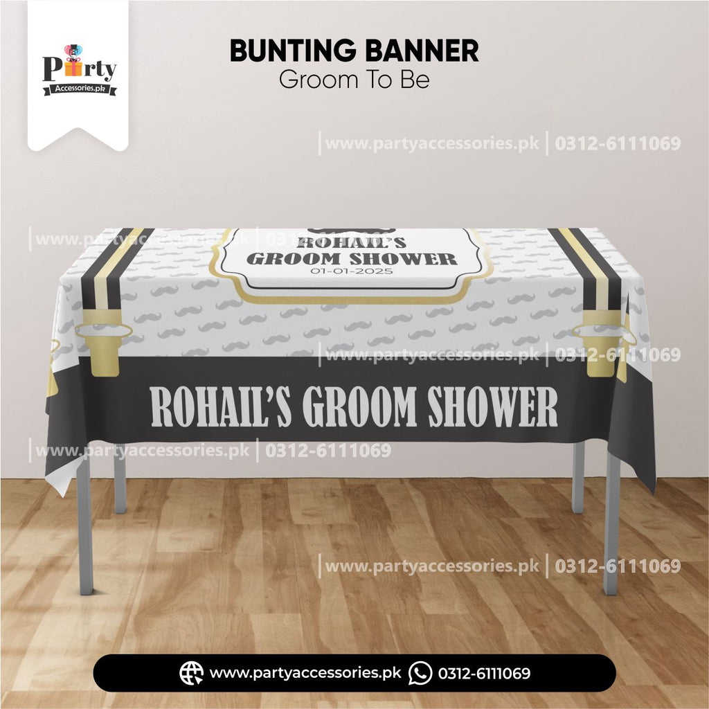 groom shower table sheet