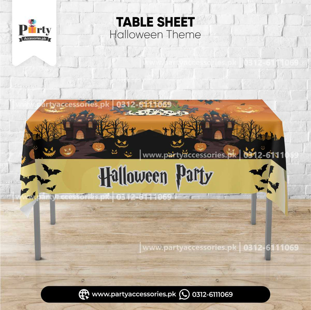 halloween party table sheet for decoration