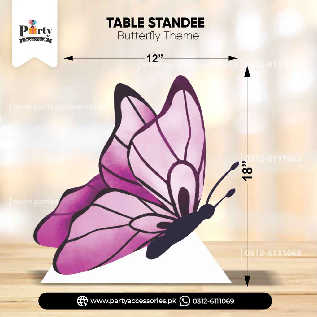 Butterfly Standing Cutouts| Custom Fairy Tale Party Decoration