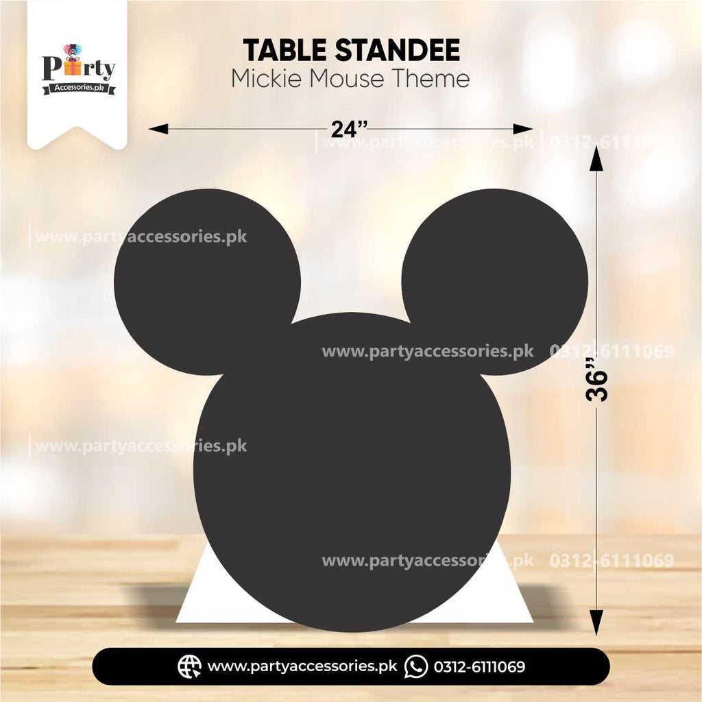 Mickey Mouse Theme Standing Character Cutouts for Birthday Party Decoration