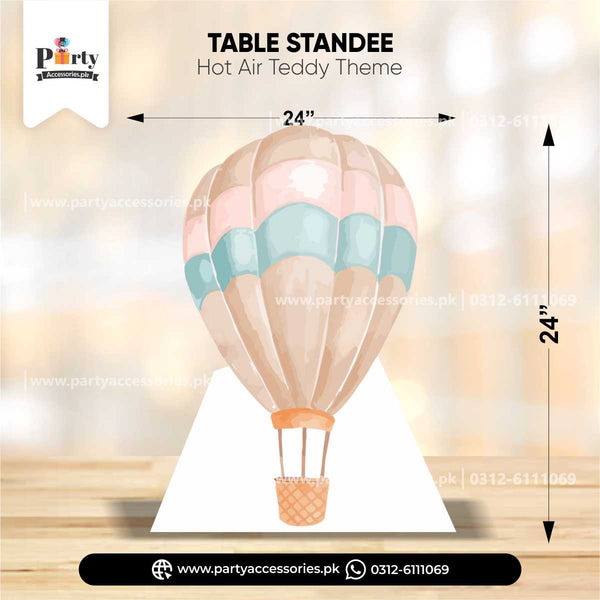 Hot Air Balloon Theme Standing Character Cutouts for Birthday Party Decoration