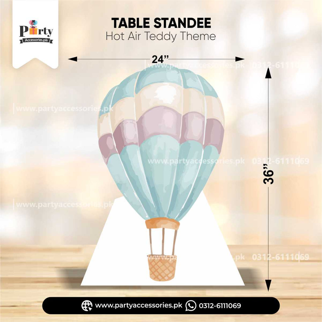 Hot Air Balloon Theme Standing Character Cutouts for Decoration