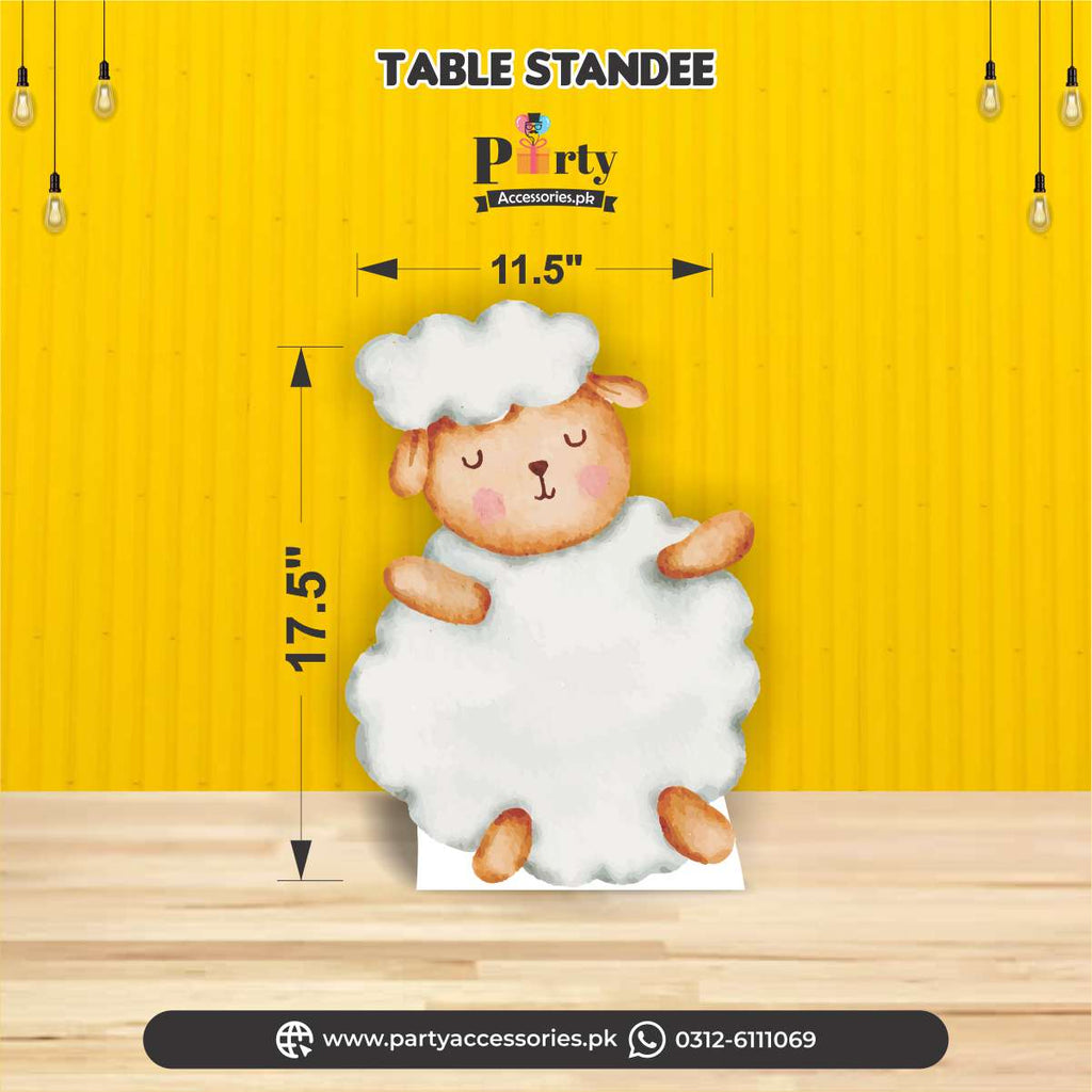 Aqeeqa celebration Table / Floor  cutout standees for girl Aqiqah