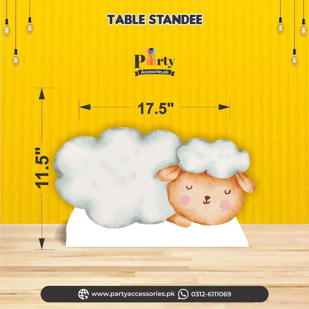 Aqeeqa celebration Table / Floor  cutout standees for girl Aqiqah