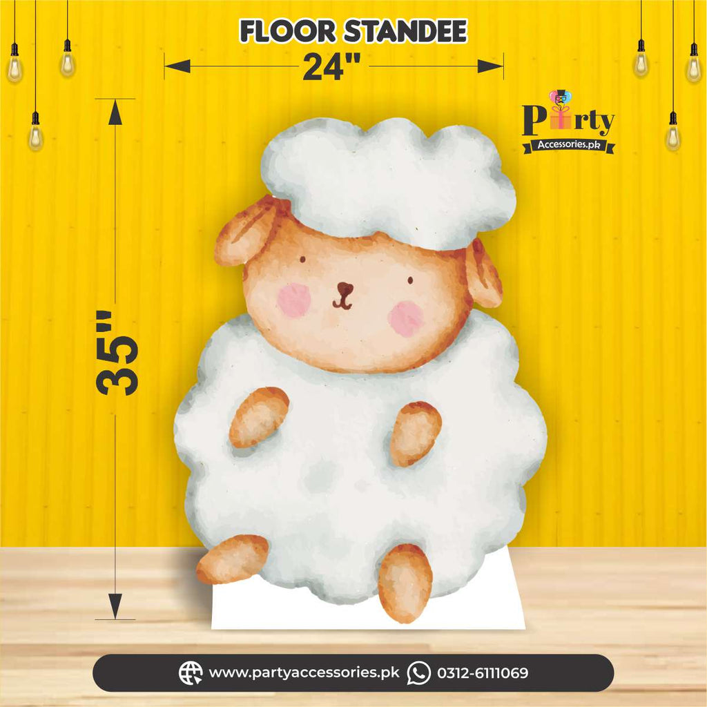 Aqeeqa celebration Table / Floor  cutout standees for girl Aqiqah