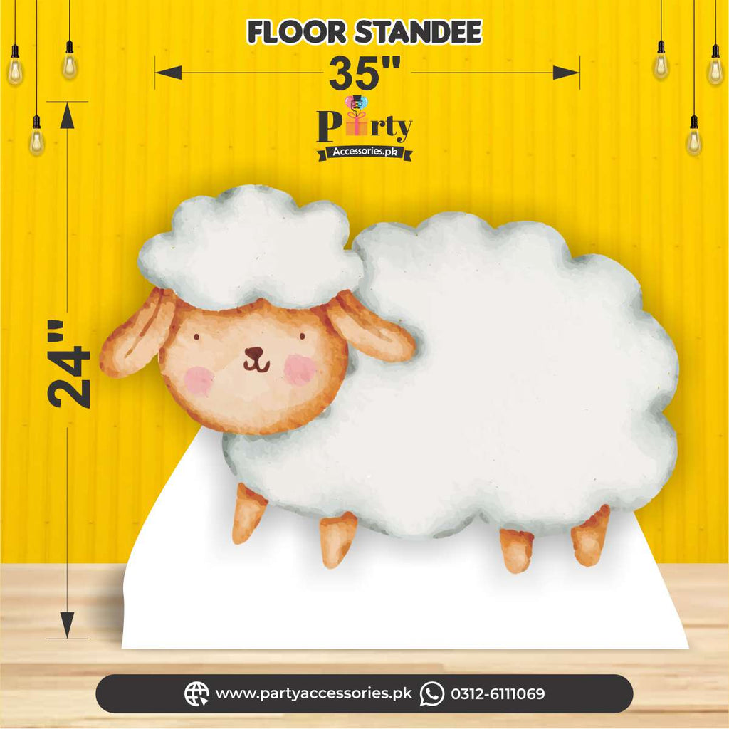 Aqeeqa celebration Table / Floor  cutout standees for girl Aqiqah