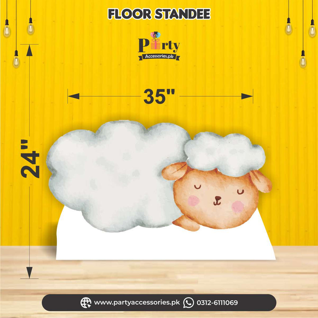 Aqeeqa celebration Table / Floor  cutout standees for girl Aqiqah