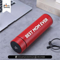 BEST MOM Ever Printed Led Temperature Water Bottle for Mother's Day Decoration