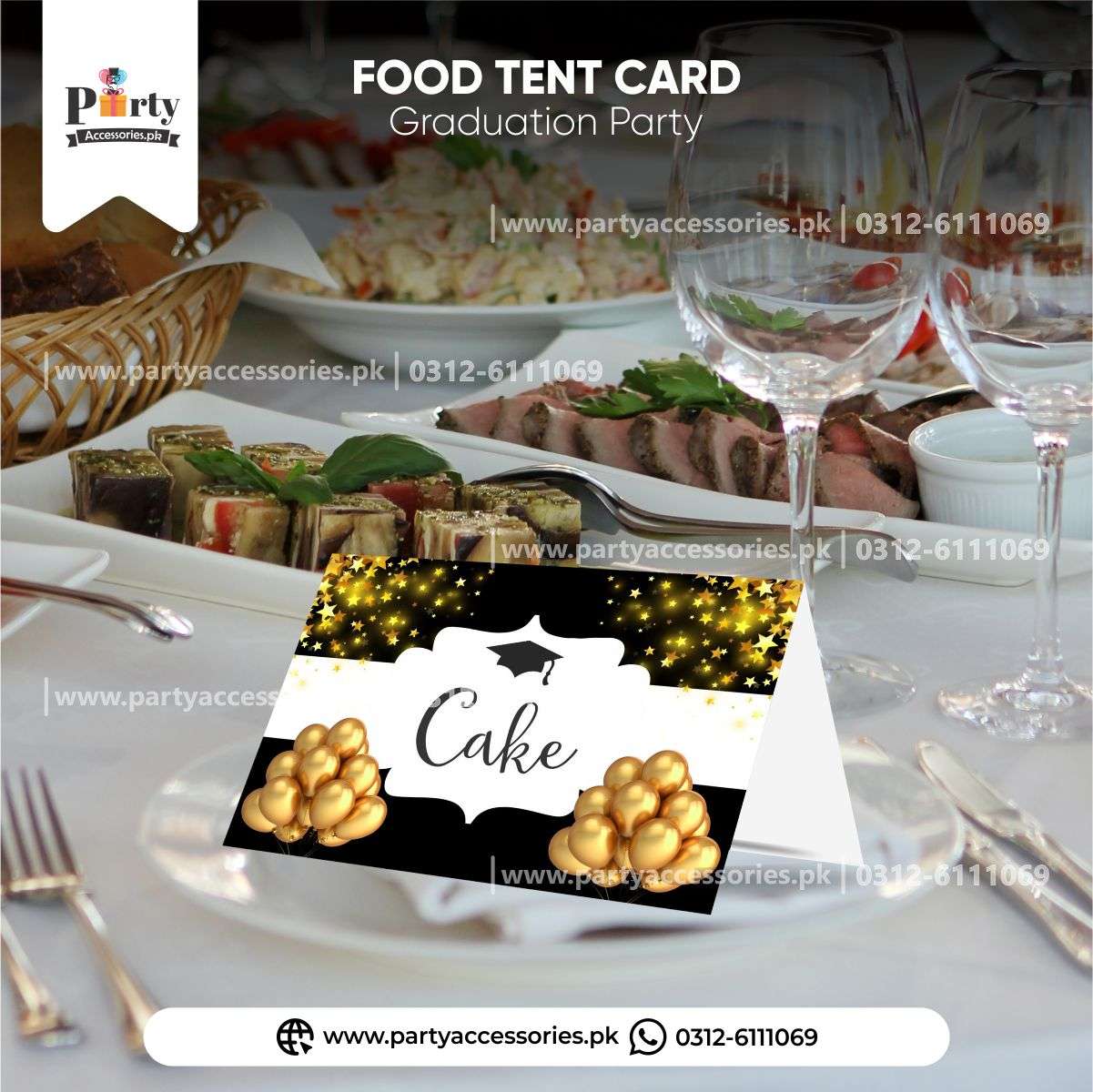 Graduation table decoration ideas table tent cards
