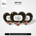 customized wedding anniversary gift tags 