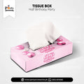 baby girl half birthday theme customized tissue box cover party decorations 