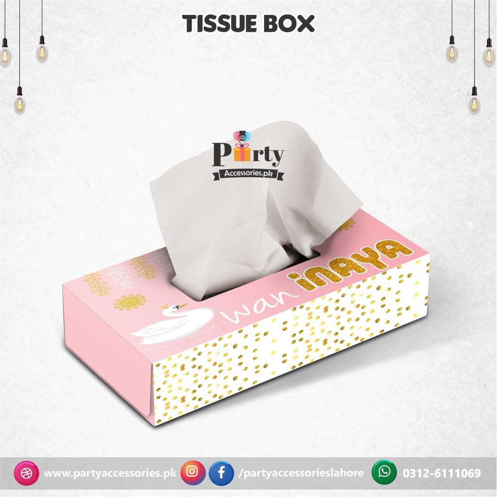swan theme tissue box
