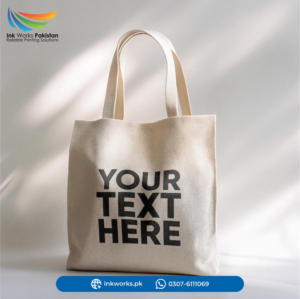 Custom Printed Tote Bags Pakistan | Canvas Tote Bag with Your Design