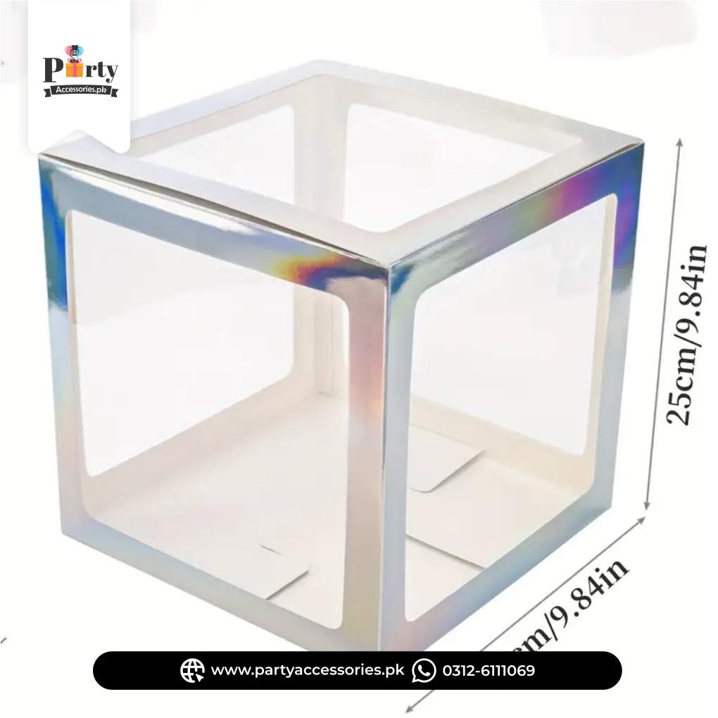 DIY Transparent Baby letter boxes | Set of 4 BABY letter boxes
