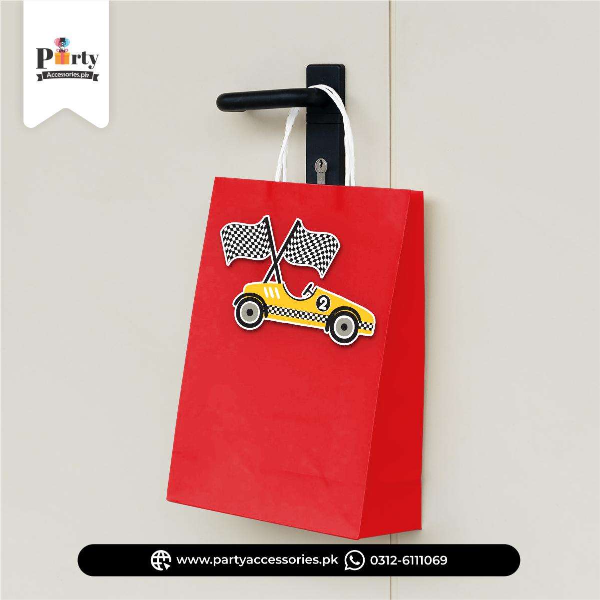Birthday Cutout Goody Bags | Premium Party Favors in Two Fast Theme 
