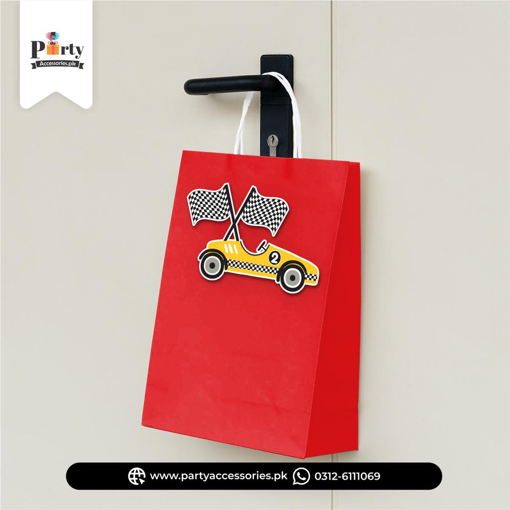 Birthday Cutout Goody Bags | Premium Party Favors in Two Fast Theme 