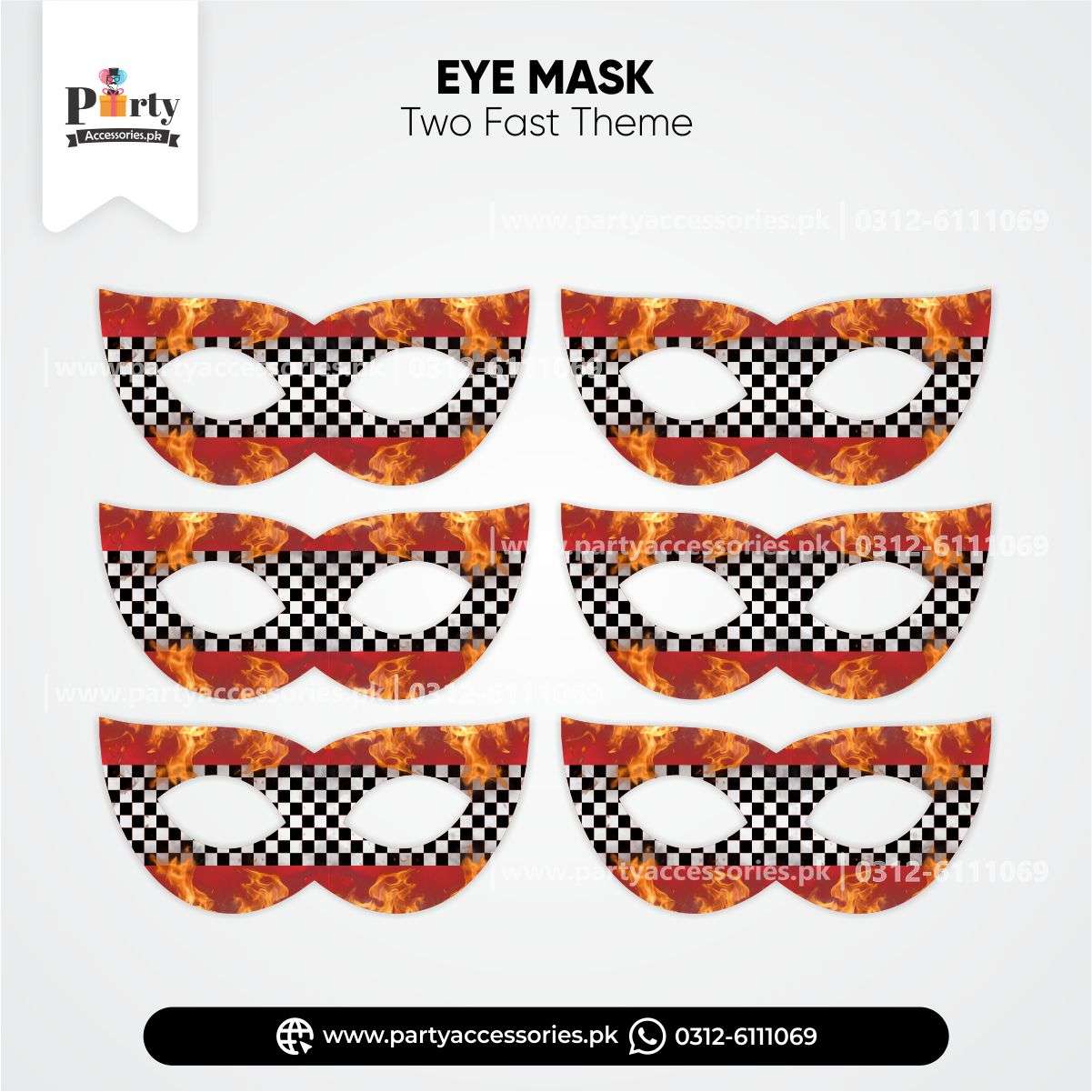 two fast party masks 