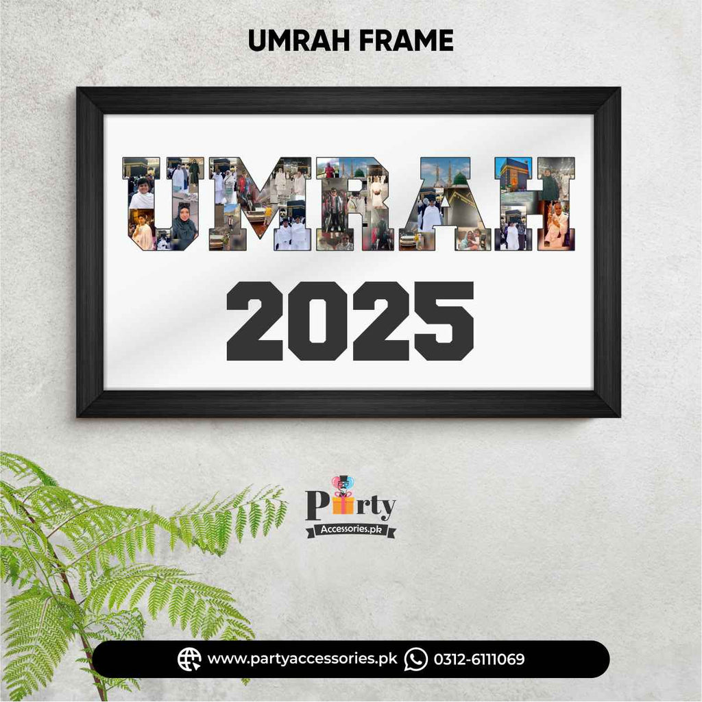 umrah mubarak wall decoration gift frame