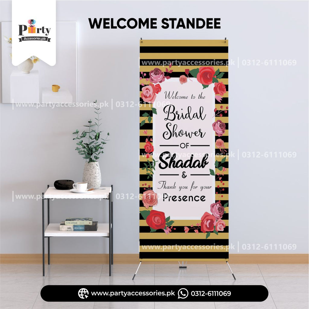 Customized Welcome Standee for bridal shower amazon ideas