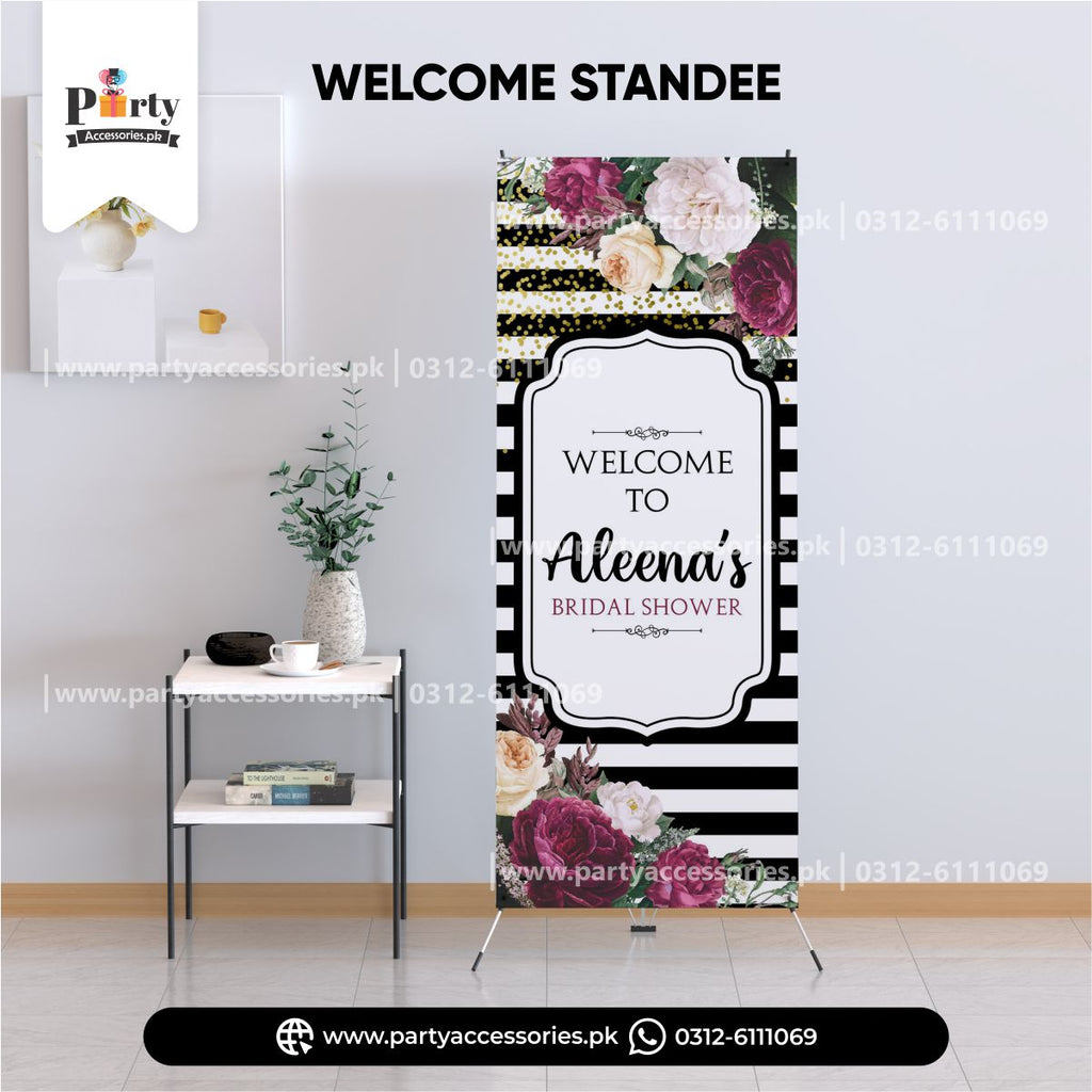 Customized Welcome Standee for bridal shower amazon ideas 