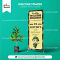 Army soldier theme Birthday party welcome sign
