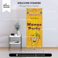 mango party decoration ideas welcome standee banner