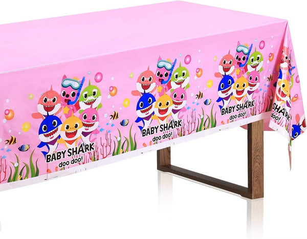 baby shark table top sheet cover