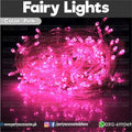 pink fairy light in half birthday theme 