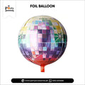 Disco ball foil balloon multi 
