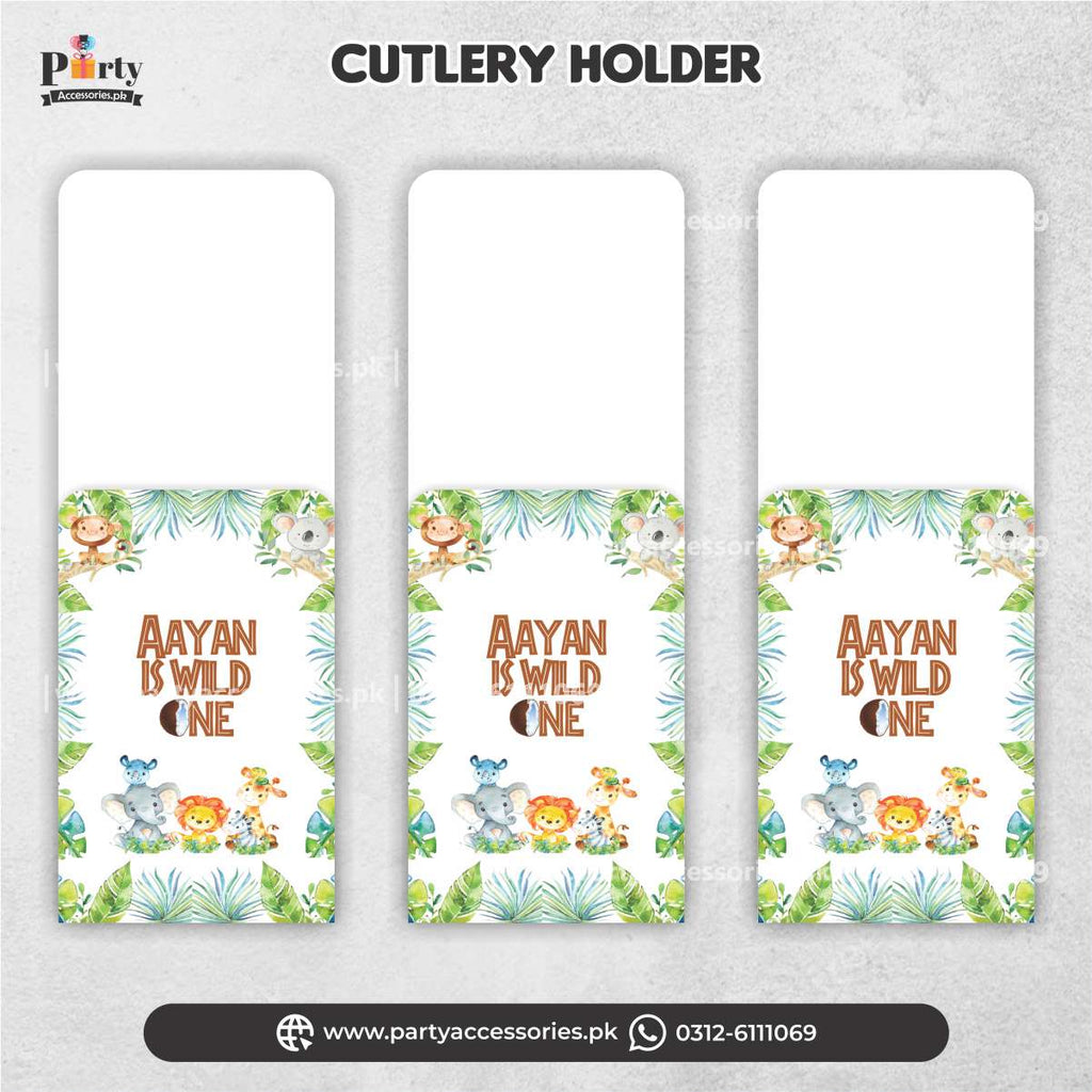 Wild One Theme Customized Cutlery Holder for Cutlery Decoration